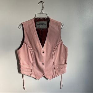 Leather vest